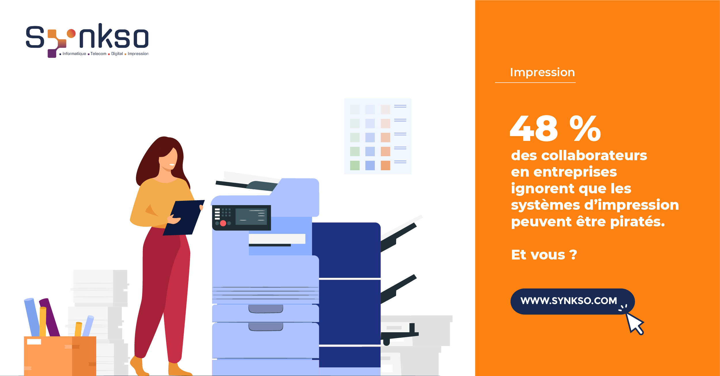 Cybersécurité : choisir un système d’impression sécurisé