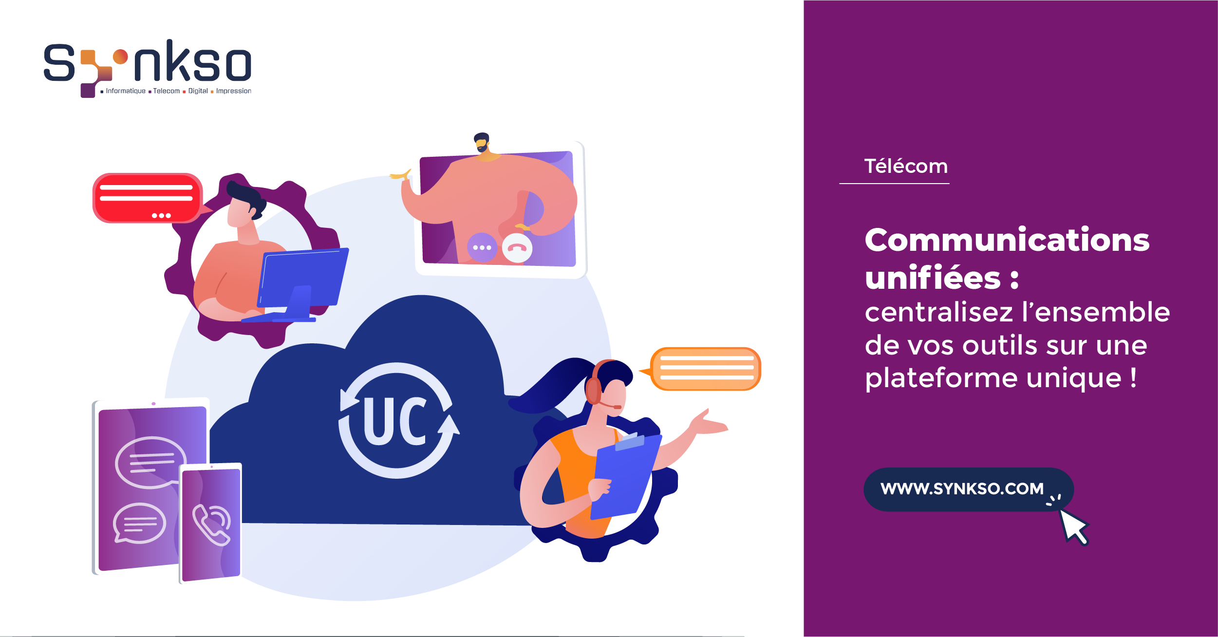 Communications unifiées, 7 avantages pour les TPE et PME